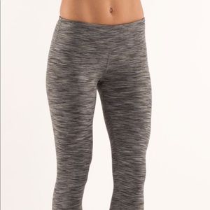 Lululemon Wunder Under Crops *Wren Space Dye*